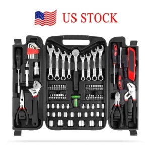 95PCS Mechanics Tool Set, Auto Repair Tool Kit with Plastic Storage Case