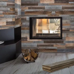 3D Real Old Barnwood Panels - Reclaimed Planks-112 Reclaimed Wood Planks